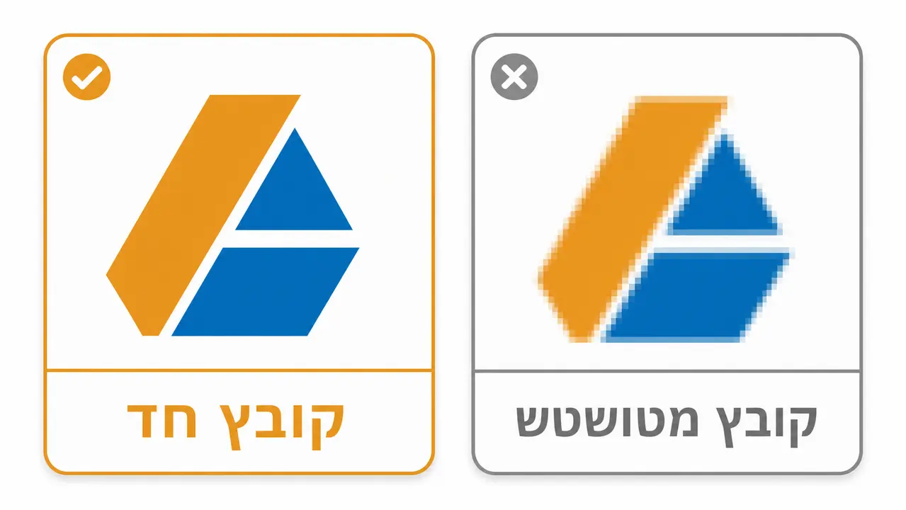 איך מכינים קובץ להדפסה כדי לקבל תוצאה חדה?
