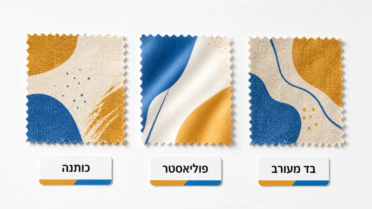 האם הדפסה על בד מתאימה לכל סוג בד?