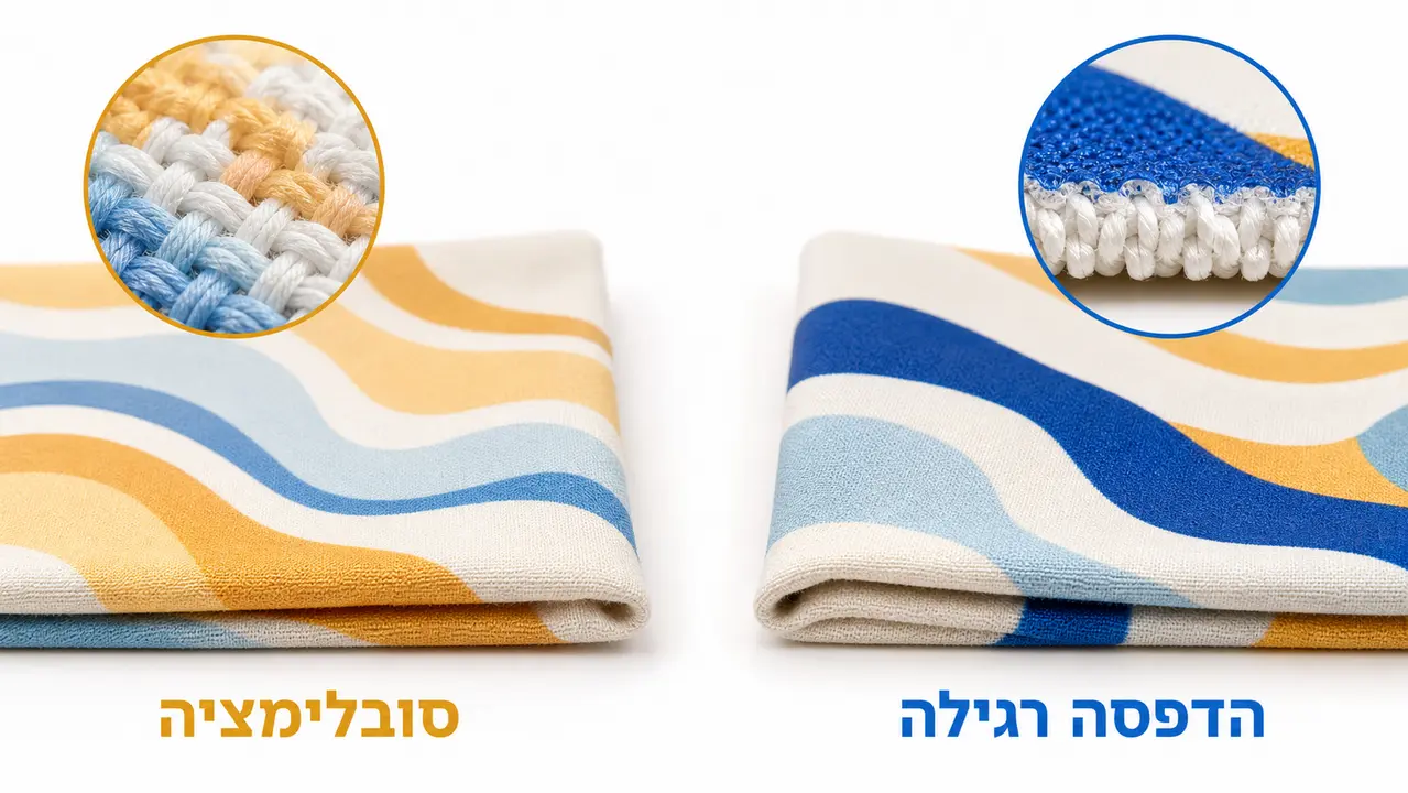 מה זה סובלימציה והאם זה מתאים לחולצות צבא מודפסות